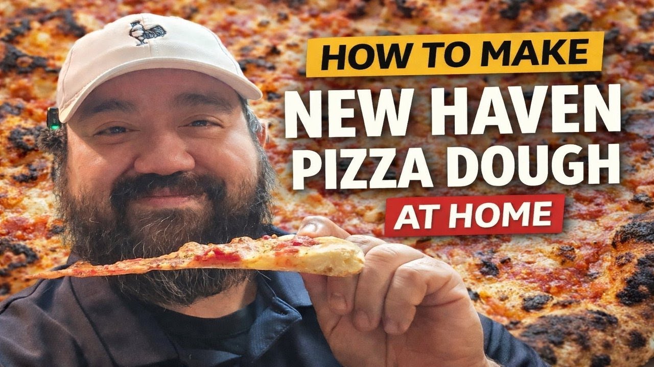 HOW TO MAKE NEW HAVEN PIZZA DOUGH AT HOME!!!
