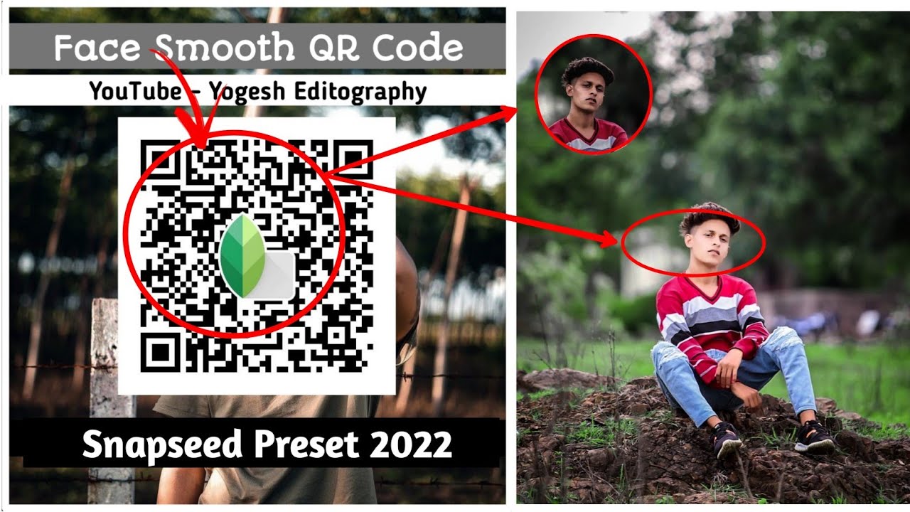 Snapseed Face Smooth New Tricks 2024 🔥 | Snapseed Qr code preset photo editing | Face Editing