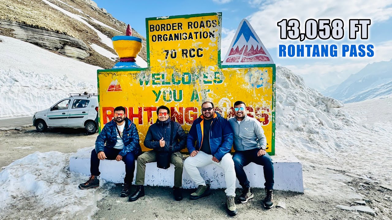Sahi Time ⌚ Par Rohtang Pass Pahuch Gaye ✔ Lekin Apni Alturas G4 Ko Chhodna Pada 🥺