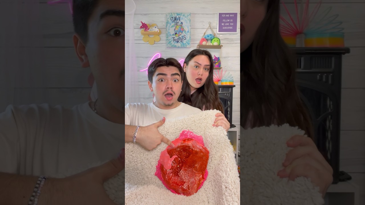 How To Remove Dried Slime From Your Carpet 😰🧼 #shorts