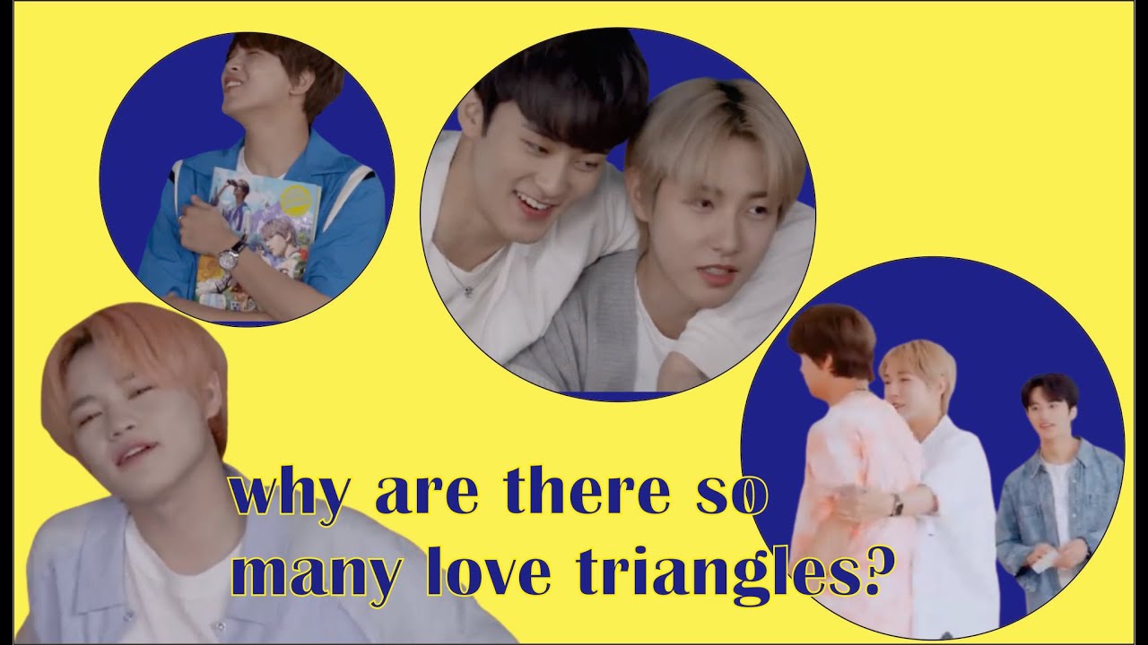 HaeChan RenJun Mark = There's a lot of love triangles here!#RenHyuck #MarkRen