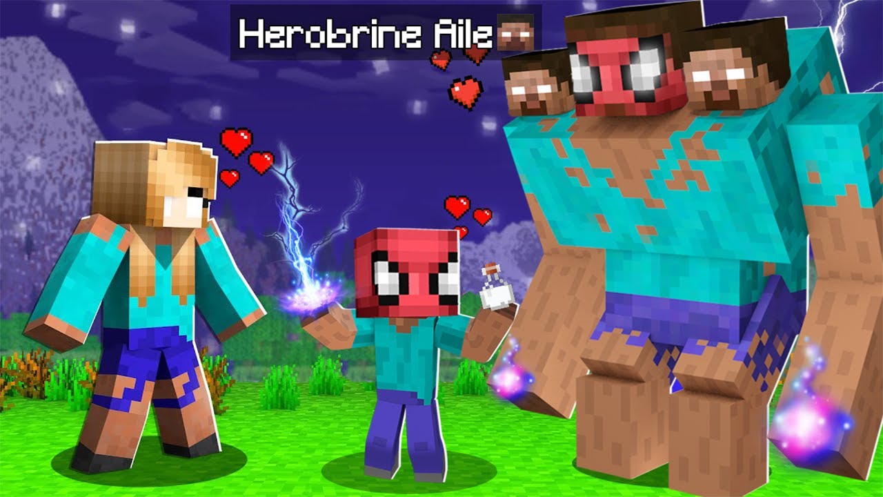 FAKİRİN HEROBRİNE AİLESİ! 😱 - Minecraft