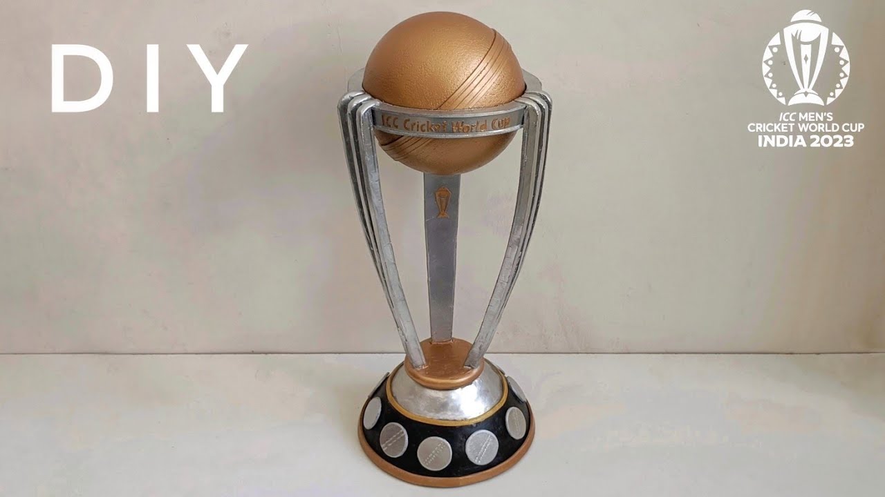 DIY ICC Cricket World Cup Replica Trophy 