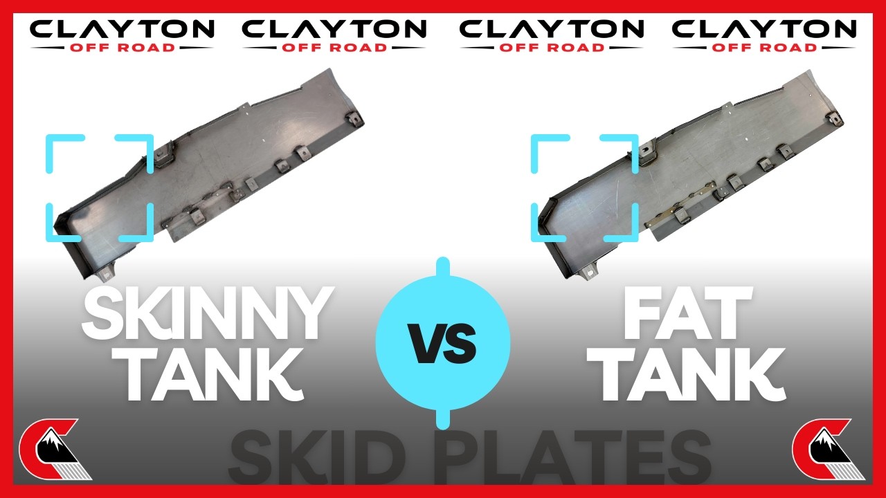 JL Gas Tank Skid Plate Options Explained | Fat vs Skinny