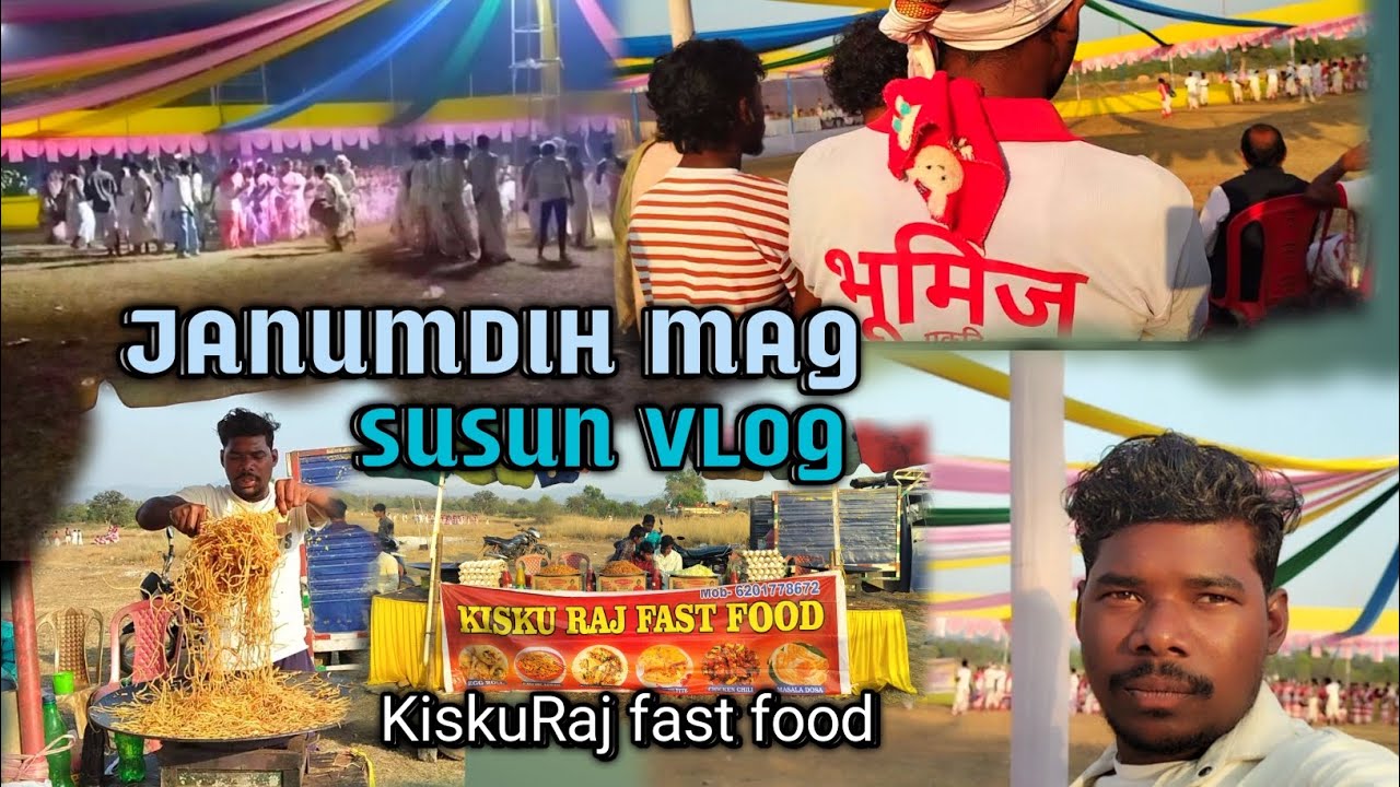 Janumdih mag susun vlog video//santhali vlog #kiskuraj lifestyle vlog//kiskuraj fast food