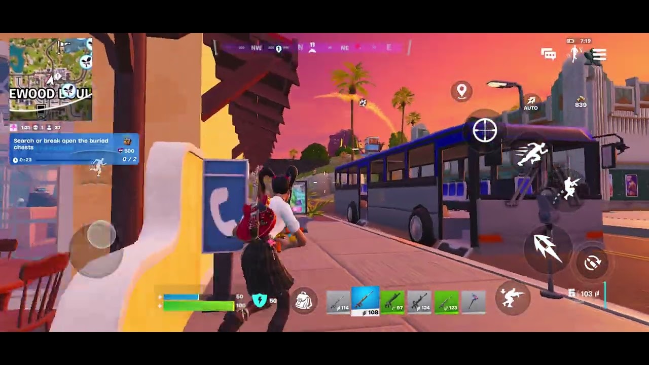 Couple random matches on Fortnite 