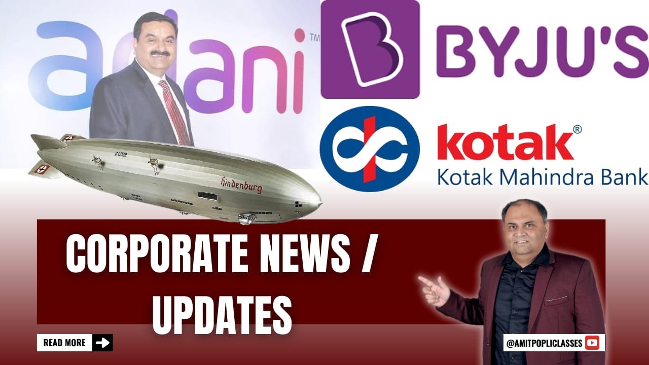 Corporate News / Updates - Useful for all CA / CMA / CS Students