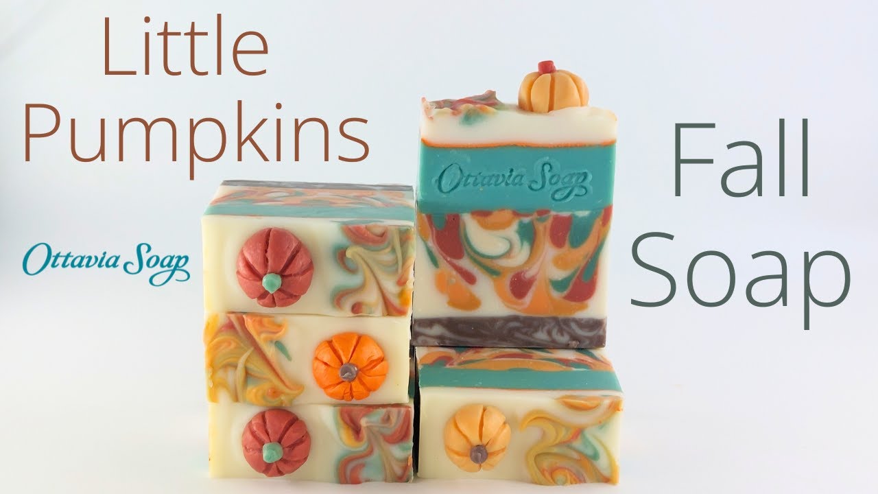 Little Pumpkins – Fall Soap – Soap making Tutorial – Subtitled