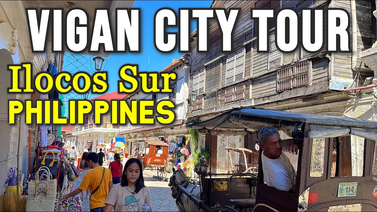 VIGAN CITY PHILIPPINES Virtual Walking Tour + Visit to Crisologo Museum | ILOCOS SUR