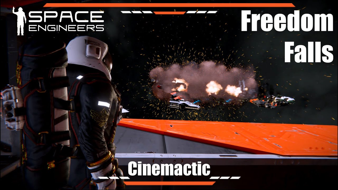 Space Engineers Battle Cinematic | Freedom Falls | Cinematic Pt. 3