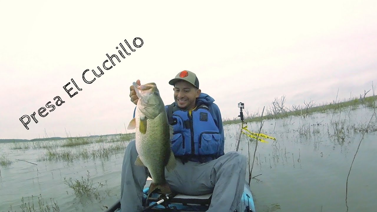 Gran Dia De Pesca En Kayak - Presa El Cuchillo (Parte I)