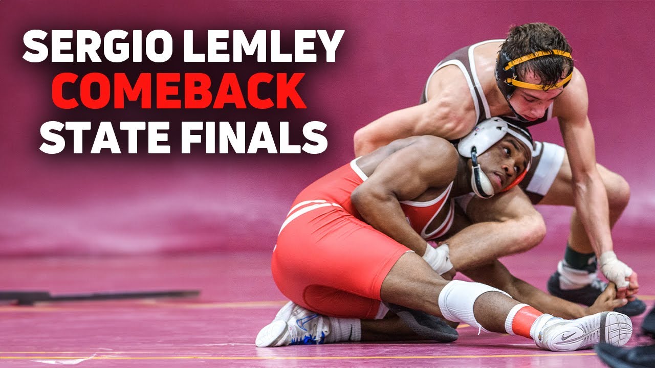 126 lbs 1st Place Match - Sergio Lemley vs Vincent Robinson | 2022 3A Illinois State Championships