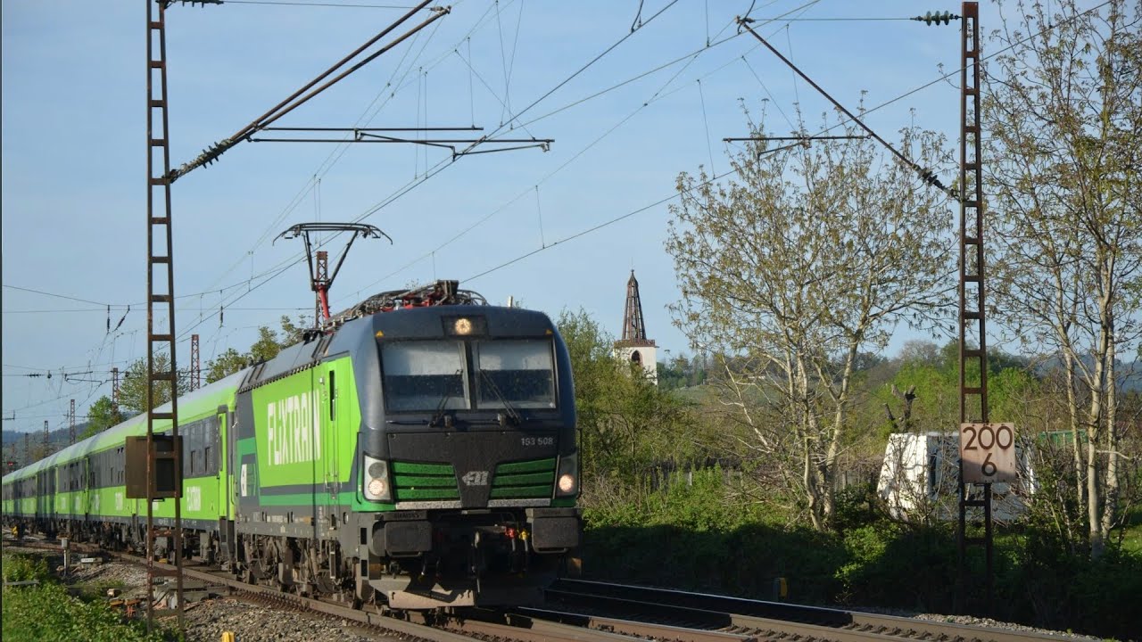 Bahnverkehr auf der Rheintalbahn in Denzlingen mit Spannenden Güter- Personenverkehr| Teil 9