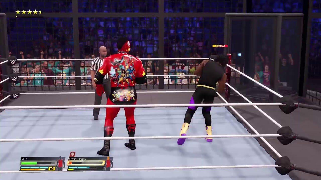 WWE 2K  one on two