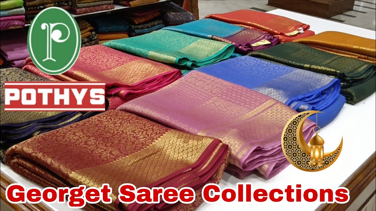 Pothys Oppanakara Street Coimbatore ன் New Geogret Sarees ✨ Online Available 🌹