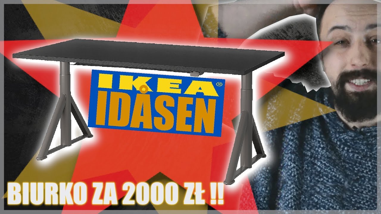 BIURKO ZA 2000 zł !! (Ikea IDASEN Siedź/St&oacute;j - recenzja)