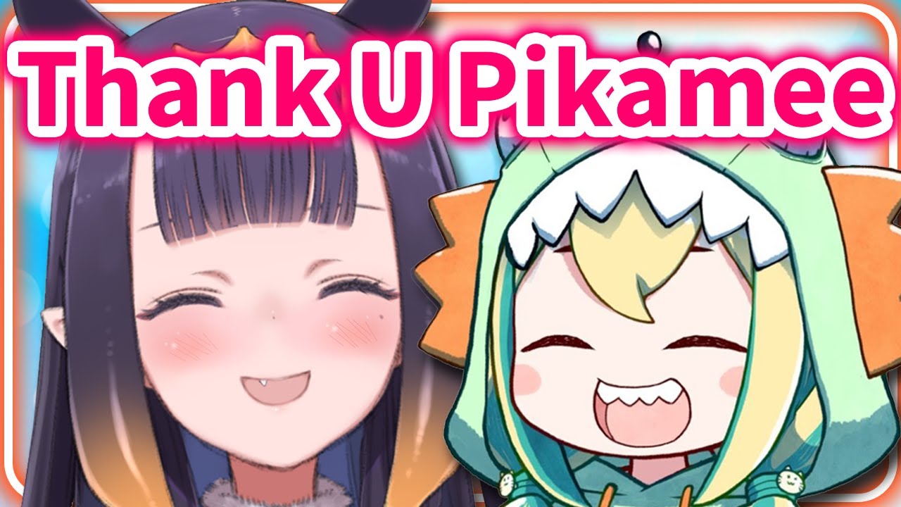Ina and Pikamee Sharing Their Last Moments Together 【HololiveEN】