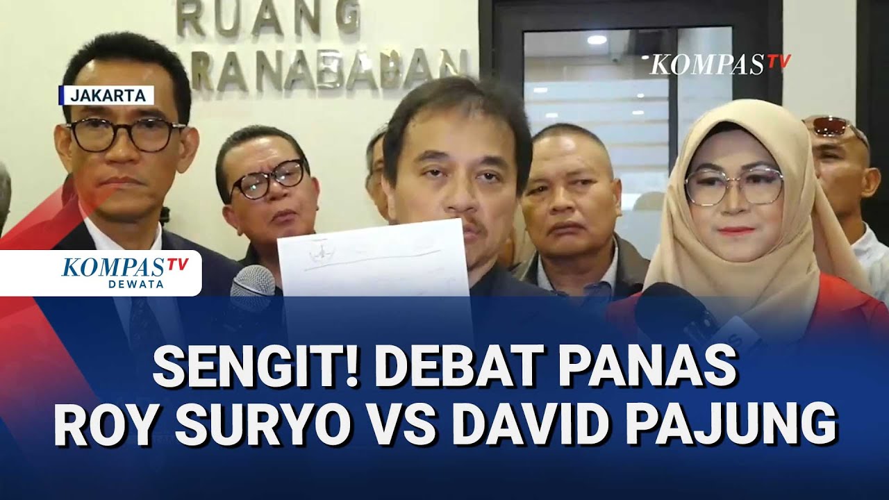 Sengit! Debat Panas Roy Suryo Vs David Pajung soal Peluang Restorative Justice