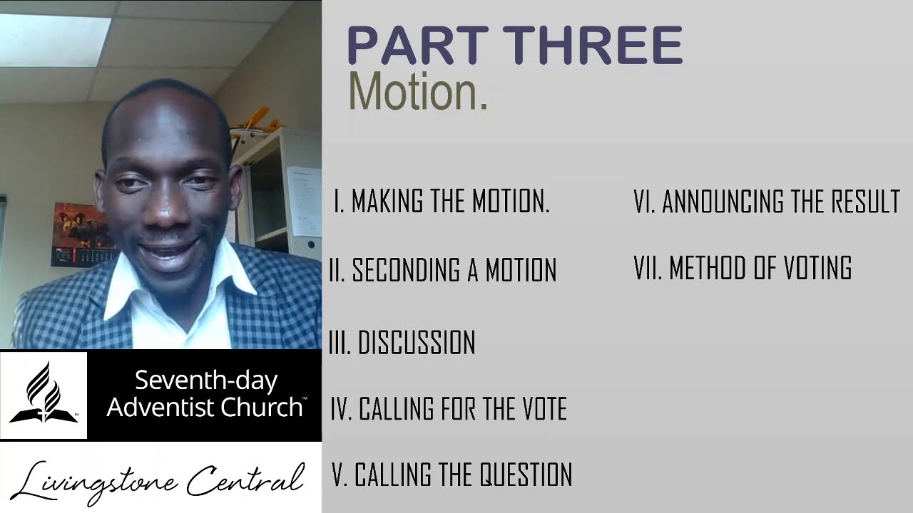 CHAIRMANSHIP INTRODUCTION