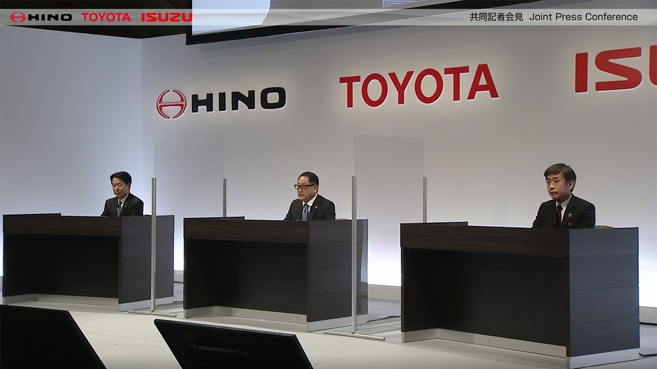 [Joint Press Conference by Isuzu, Hino, and Toyota] Presentation
