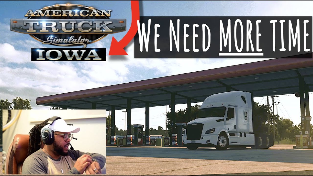 Осталось меньше часа... и 4 города до финиша | DLC ATS Iowa! | Realistic American Truck Sim, эпиз...