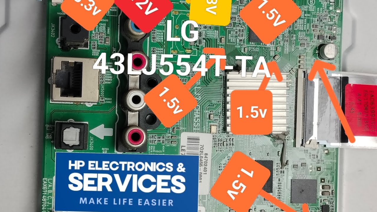 43l554t-ta how to fix the standby problem on your lg led tv & motherboard voltage details