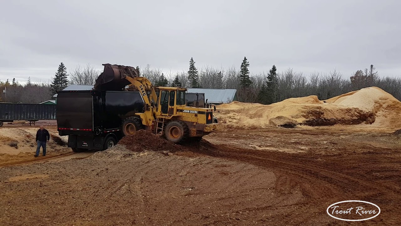 Trout River Hycube Trailer Unloading