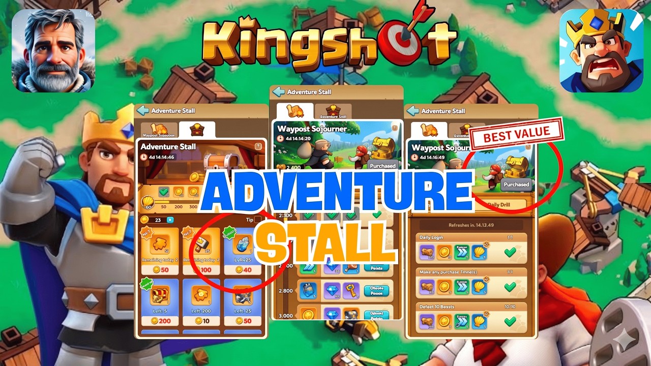 NEW Event: Adventure Stall: ULTIMATE Guide - Kingshot