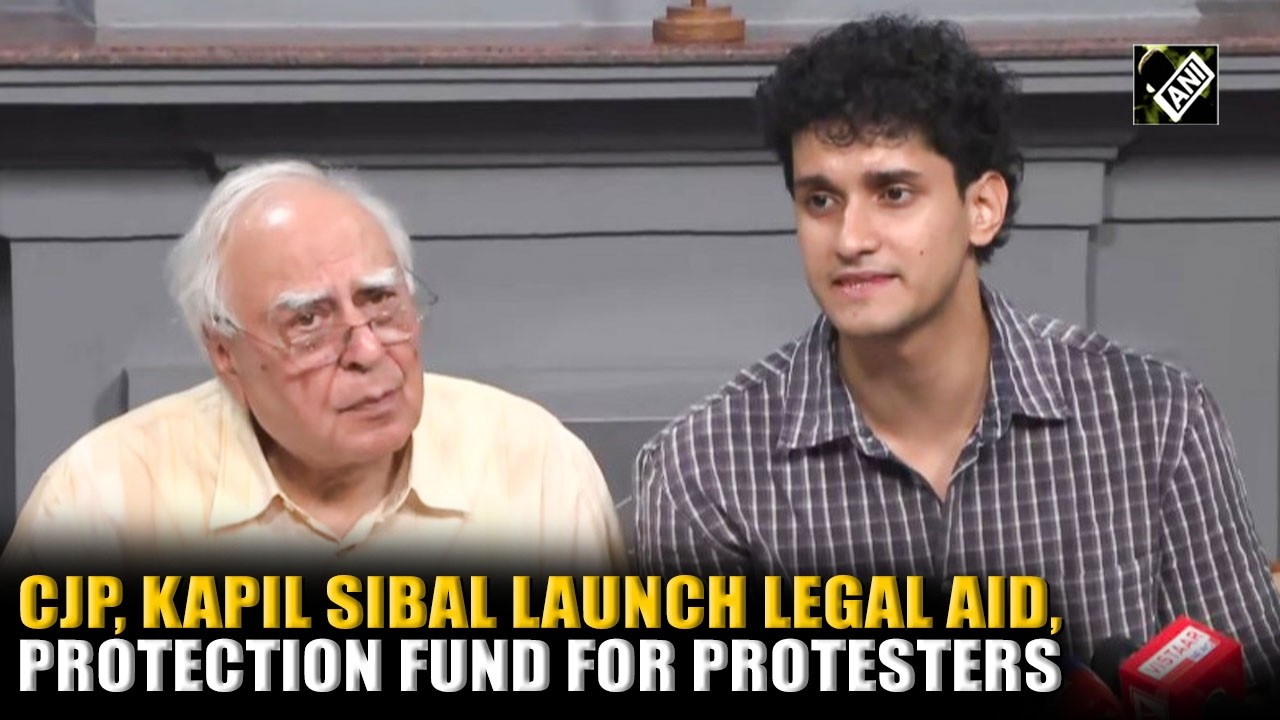 WATCH! CJP, Kapil Sibal launch legal support portal, protection fund for protesters facing FIRs