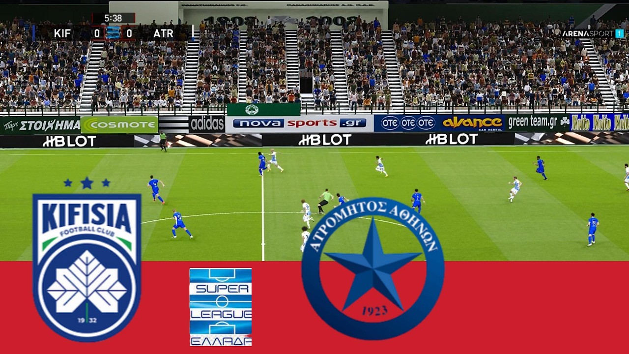 Kifisia vs Atromitos LIVE | Super League Greece PES 2021 Gameplay