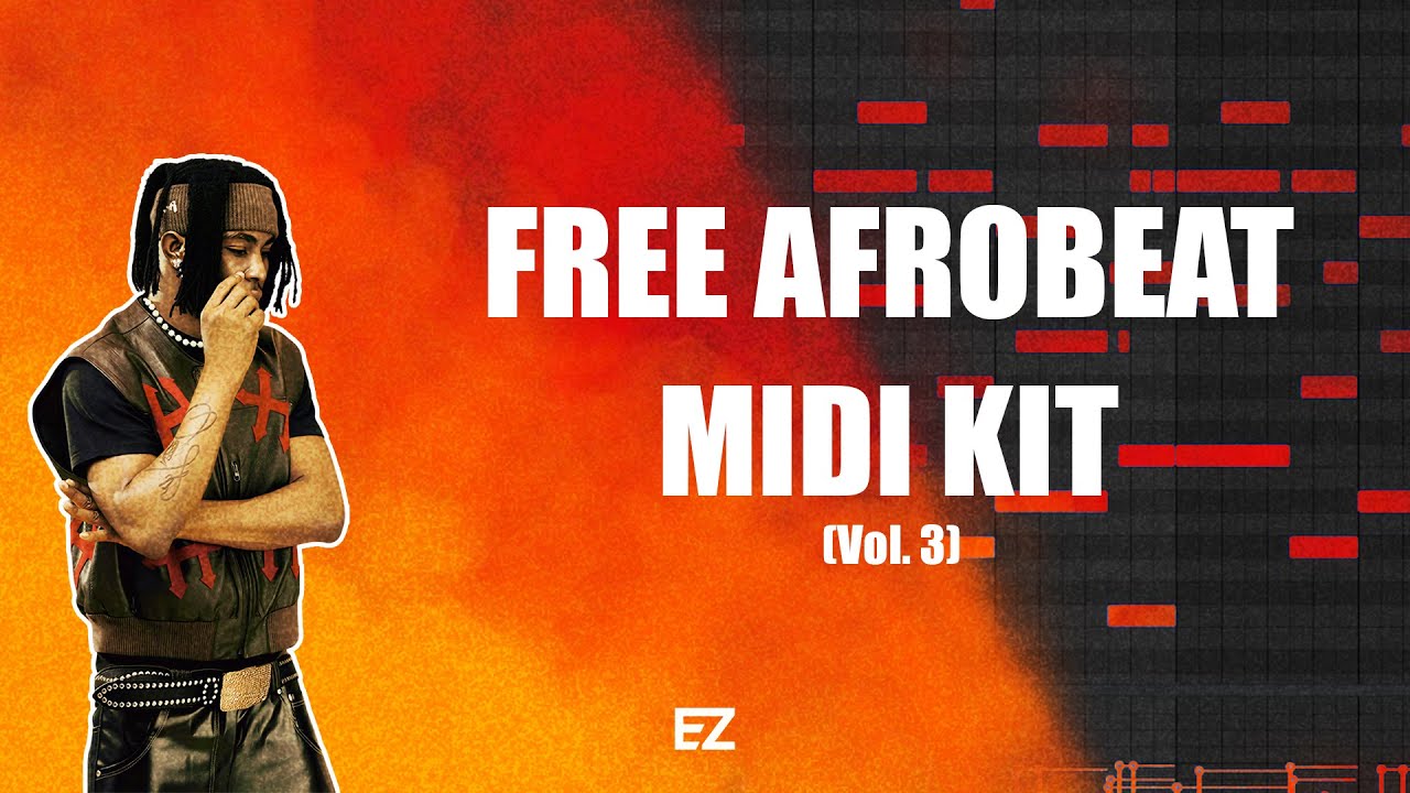 🔥[FREE]🔥 AFROBEAT MIDI KIT 3 - 25+ Royalty Free Guitar MIDI & Chord Progressions | Download Now