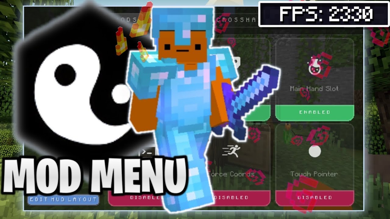 BEDEZU CLIENT V4 MCPE 1.19 ( MOD MENU, COSMETICS ) +FPS BOOST!