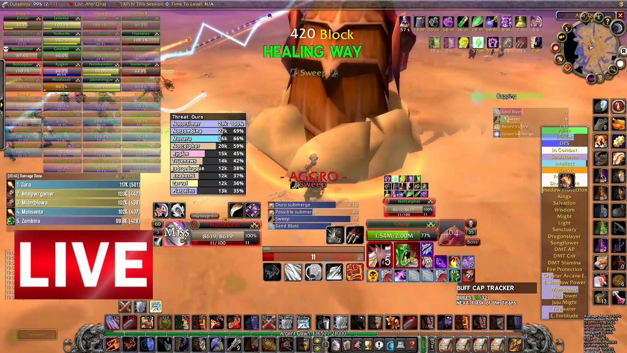 WoW Classic - AQ40 I Ouro - MT POV [Witness Protection]