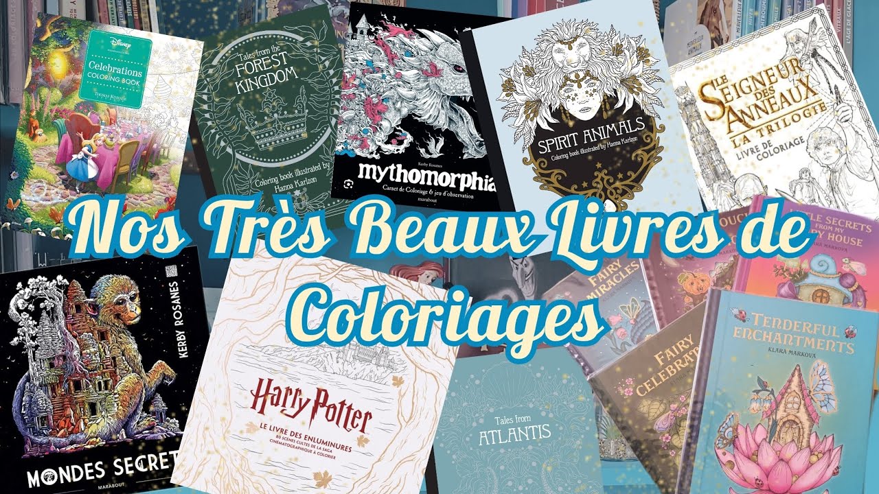 Nos Très Beaux Livres de Coloriages ✨📚