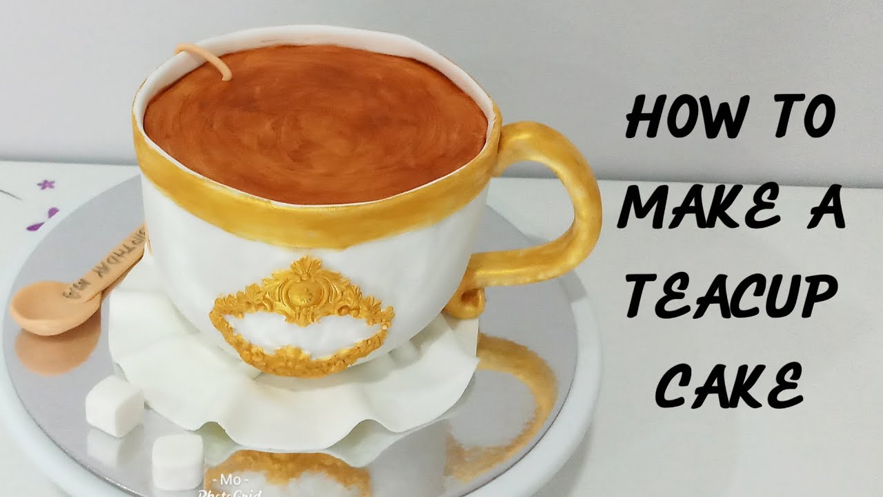 TEACUP CAKE TUTORIAL / HOW TO MAKE A TEACUP CAKE