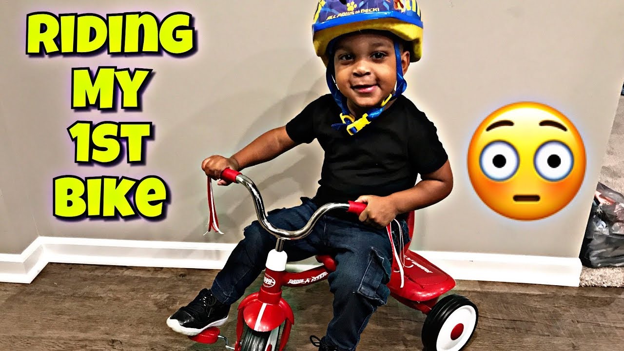 DJ's FIRST TIME RIDING A BIKE | THE PRINCE FAMILY