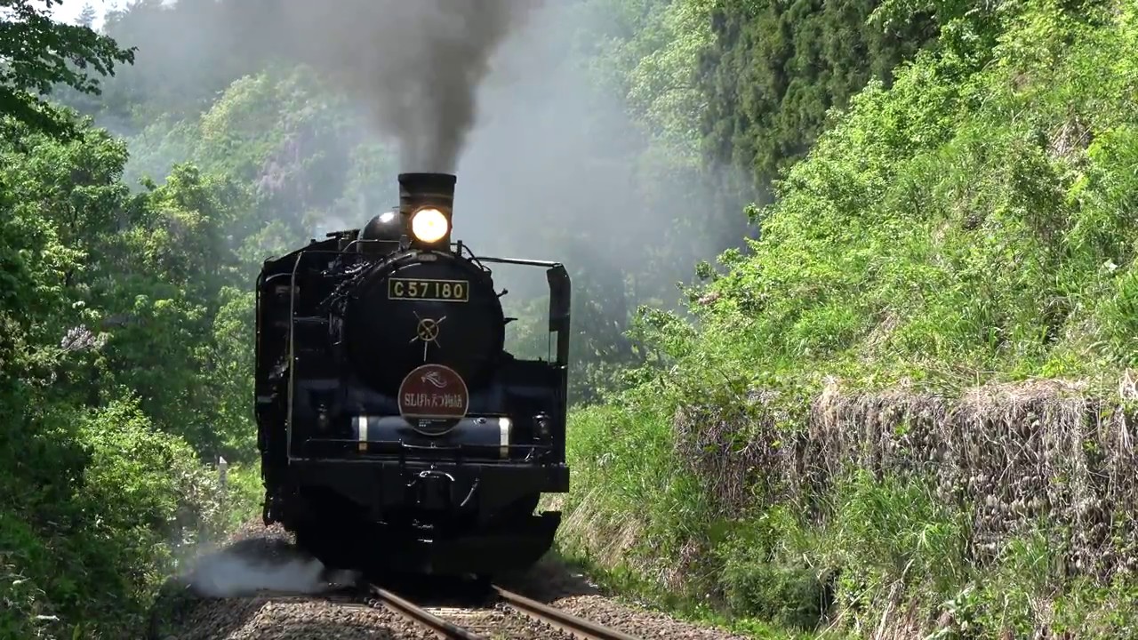 Steam Locomotive Banetsu Monogatari C57-180 Yamato～Kitakata Fukushima : Japan Railway　East