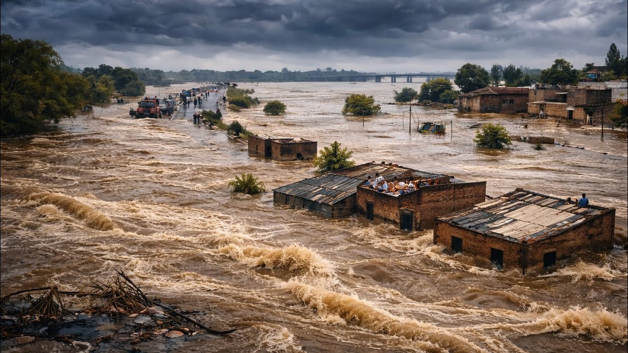 Ravi River High Flood Alert | Pani Khatarnak Had Tak Pohanch Gaya