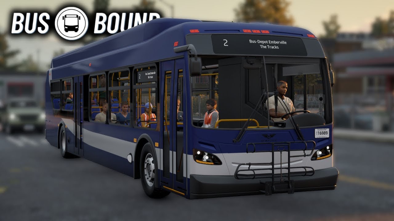 Driving Through Emberville | Bus Bound | 4K Gameplay