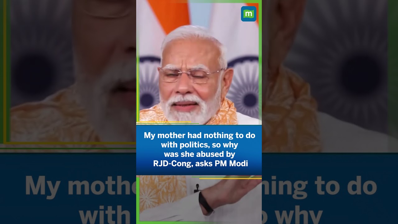 My mother had nothing to do with politics, so why was she abused by RJD-Cong, asks PM Modi