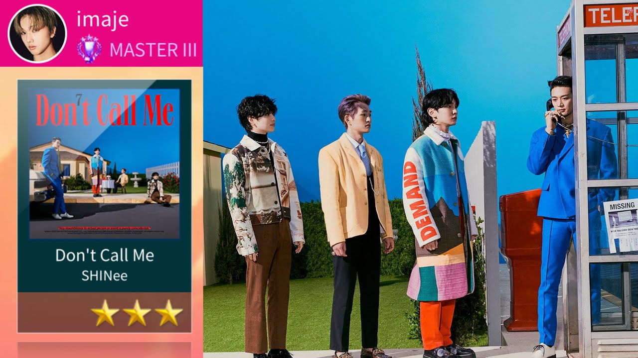 [SuperStar SM] SHINee 'Don't Call Me' 📞📵 Hard mode 3 stars gameplay