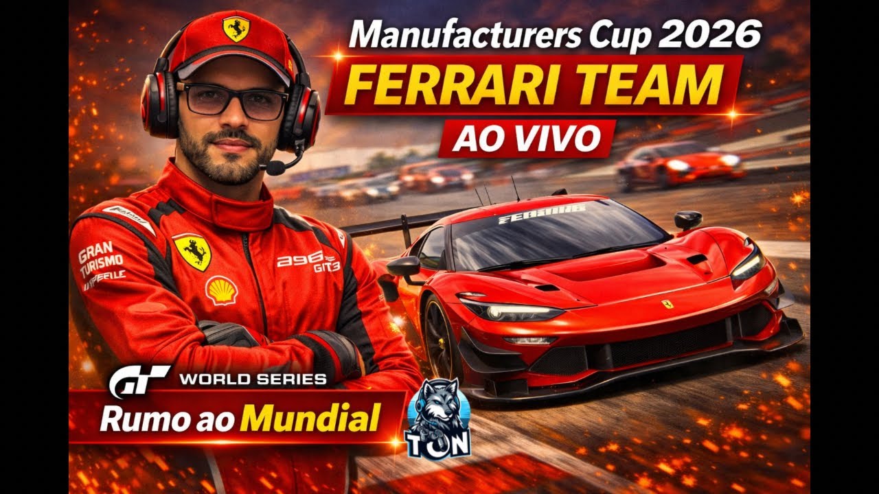 Gran Turismo 7 | Manufacturers Cup 2026 – Round 3 (Deep Forest) | AO VIVO (Ferrari Team 🔴)
