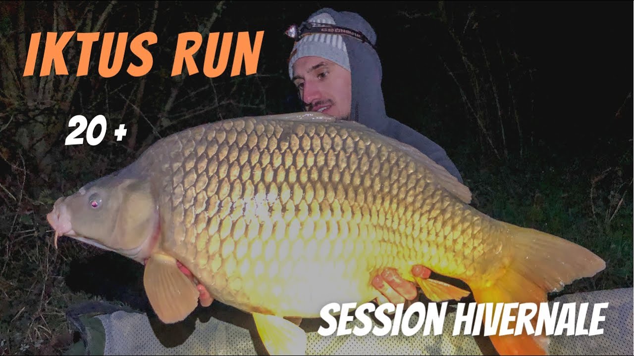 IKTUS RUN : session hivernale Glaciale ! 20+ ( pêche à la carpe )