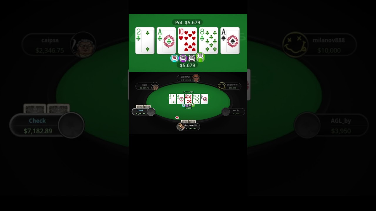 10knl - DavyJones922 vs SyrW_Helmets. #poker