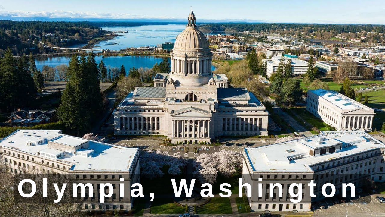 Olympia, Washington 🇺🇸 | 4K Drone Footage of Washington’s Capital City