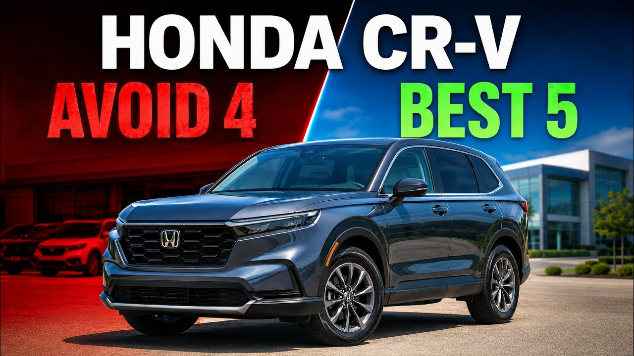 4 Honda CR-V Years to Avoid & 5 Best Years for Honda CR-V to buy as a Senior.