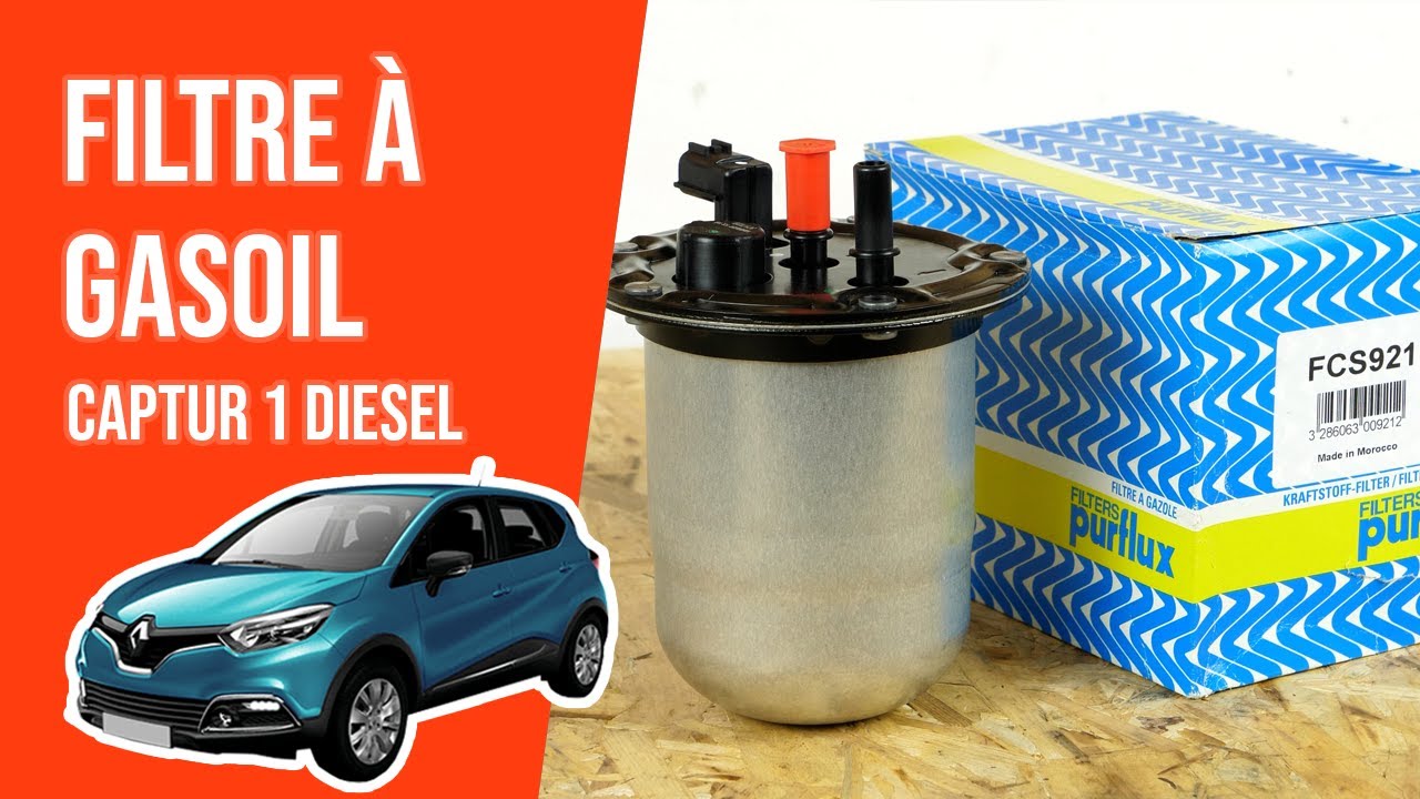 Changer FACILEMENT le Filtre à Gasoil Captur 1 1.5 dCi ⛽