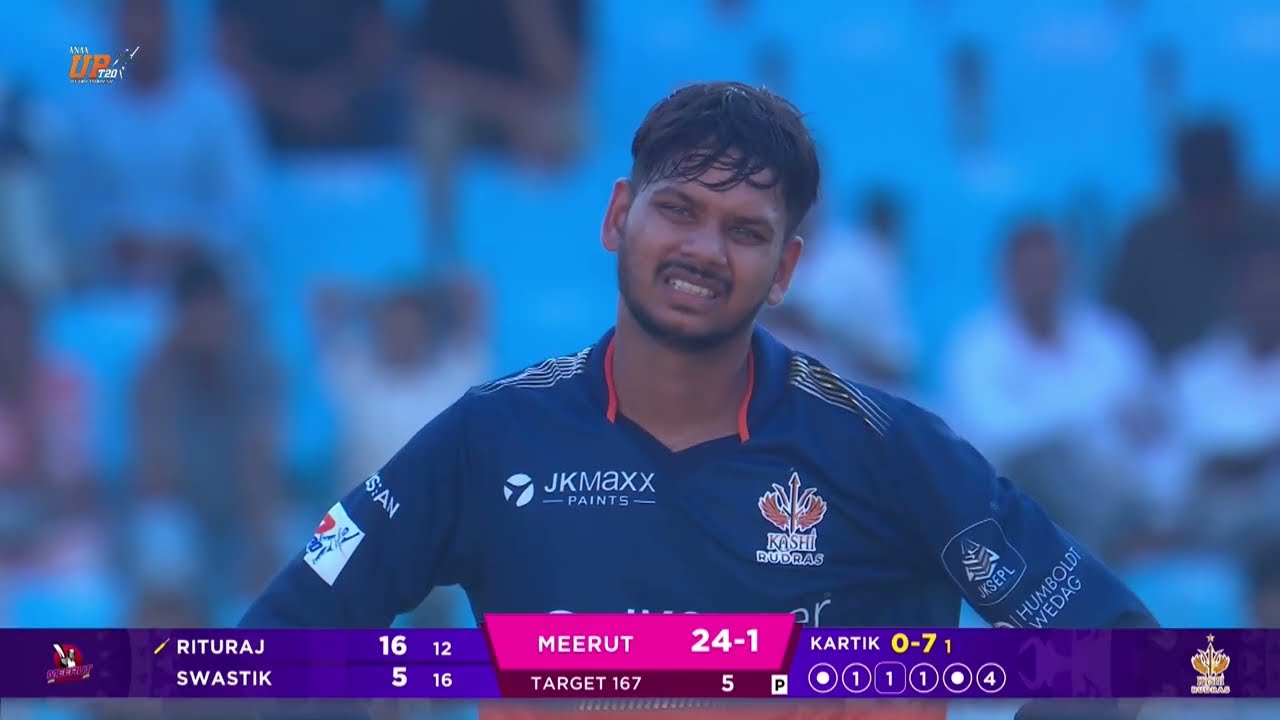 ANAX UP T20 League Season 3 | Highlights | Qualifier 1: Kashi Rudras vs Meerut Mavericks