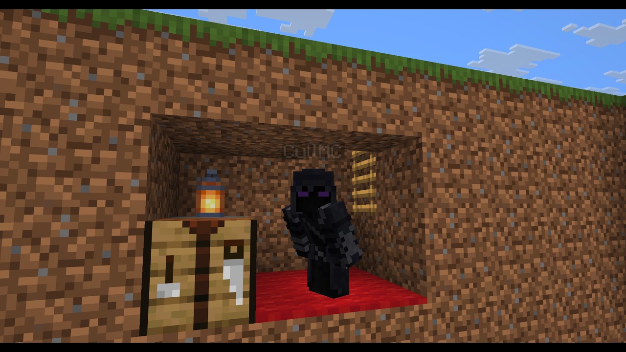 I build a secret base so i can hide my looting away from my friends.