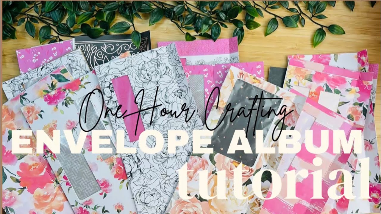 One Hour Crafting Ep.29 | Making an window mini album from junk mail TUTORIAL 